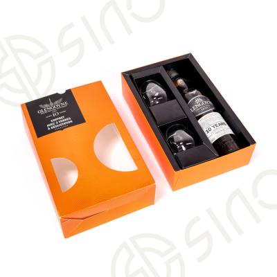 Whisky bottle packaging paper boxes